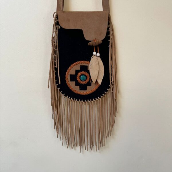 Tribal Leather Shoulder Bag