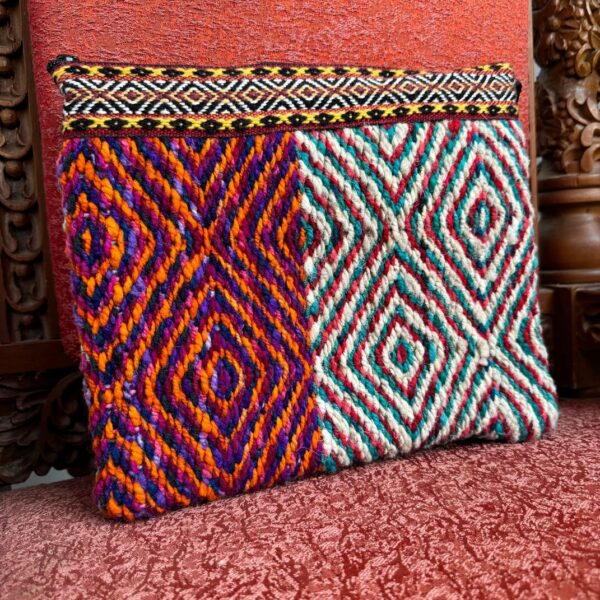 Rainbow Whirl Wool Bag
